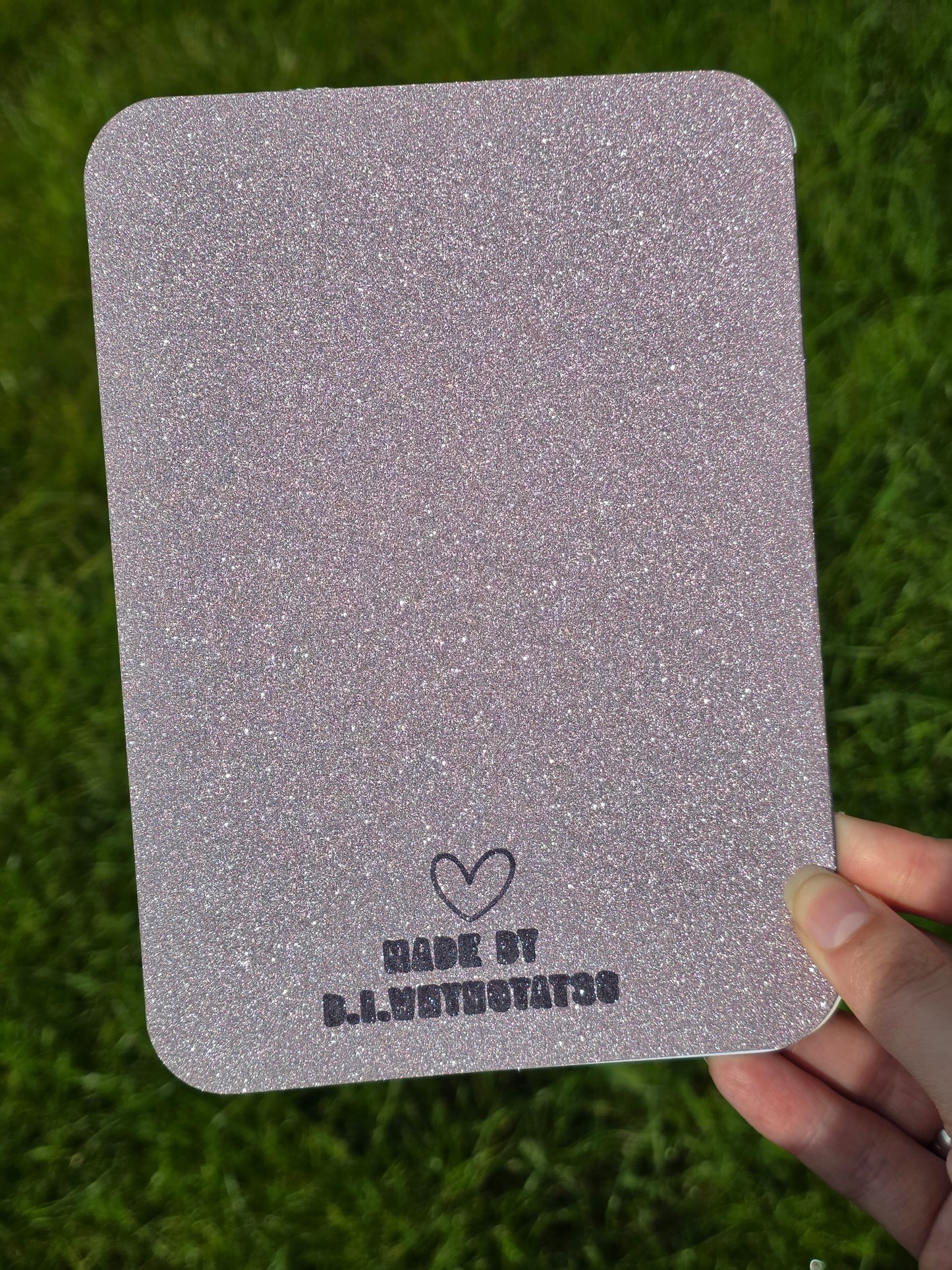 Luxury 3D Handmade Greeting Card | Custom Layered Cardstock & Vinyl