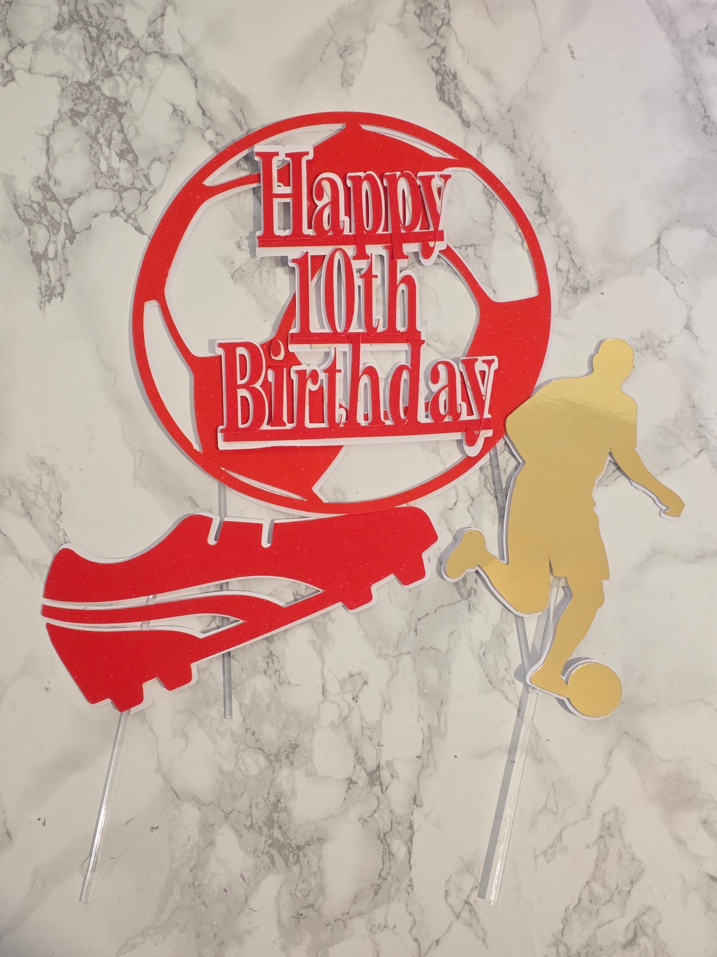 Bespoke Handcrafted Cake Topper Set | 3D Luxury Layered Cardstock & Custom Photo Toppers