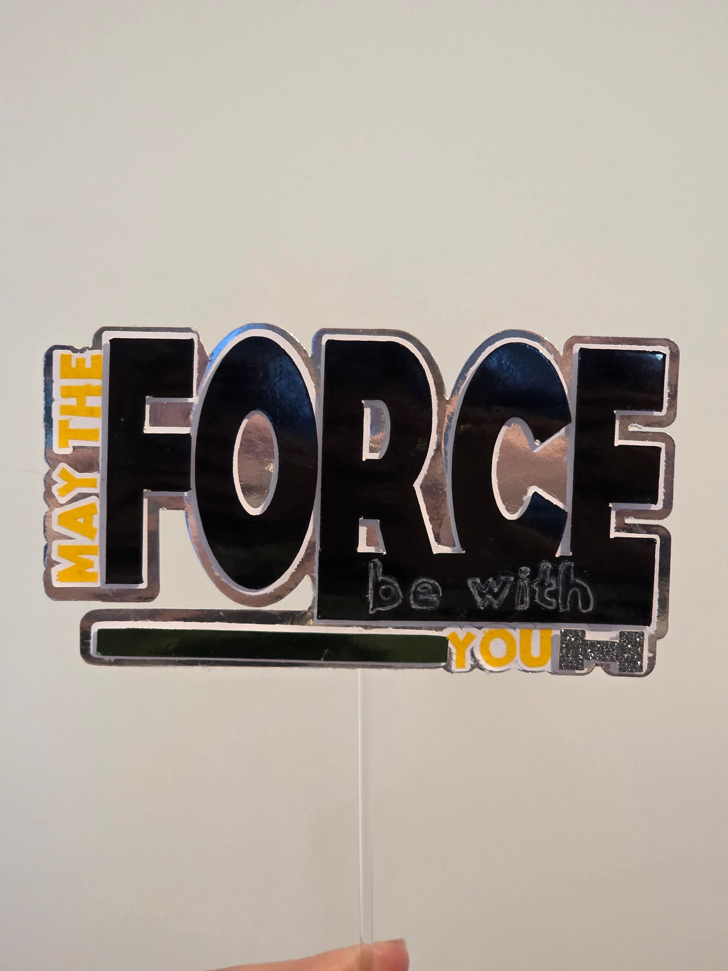 Bespoke Handcrafted Cake Topper Set | 3D Luxury Layered Cardstock & Custom Photo Toppers