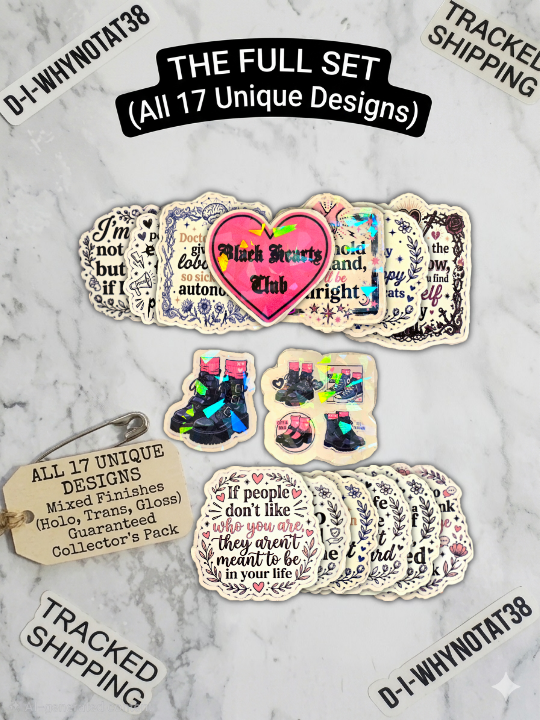 YungBlud Inspired Stickers