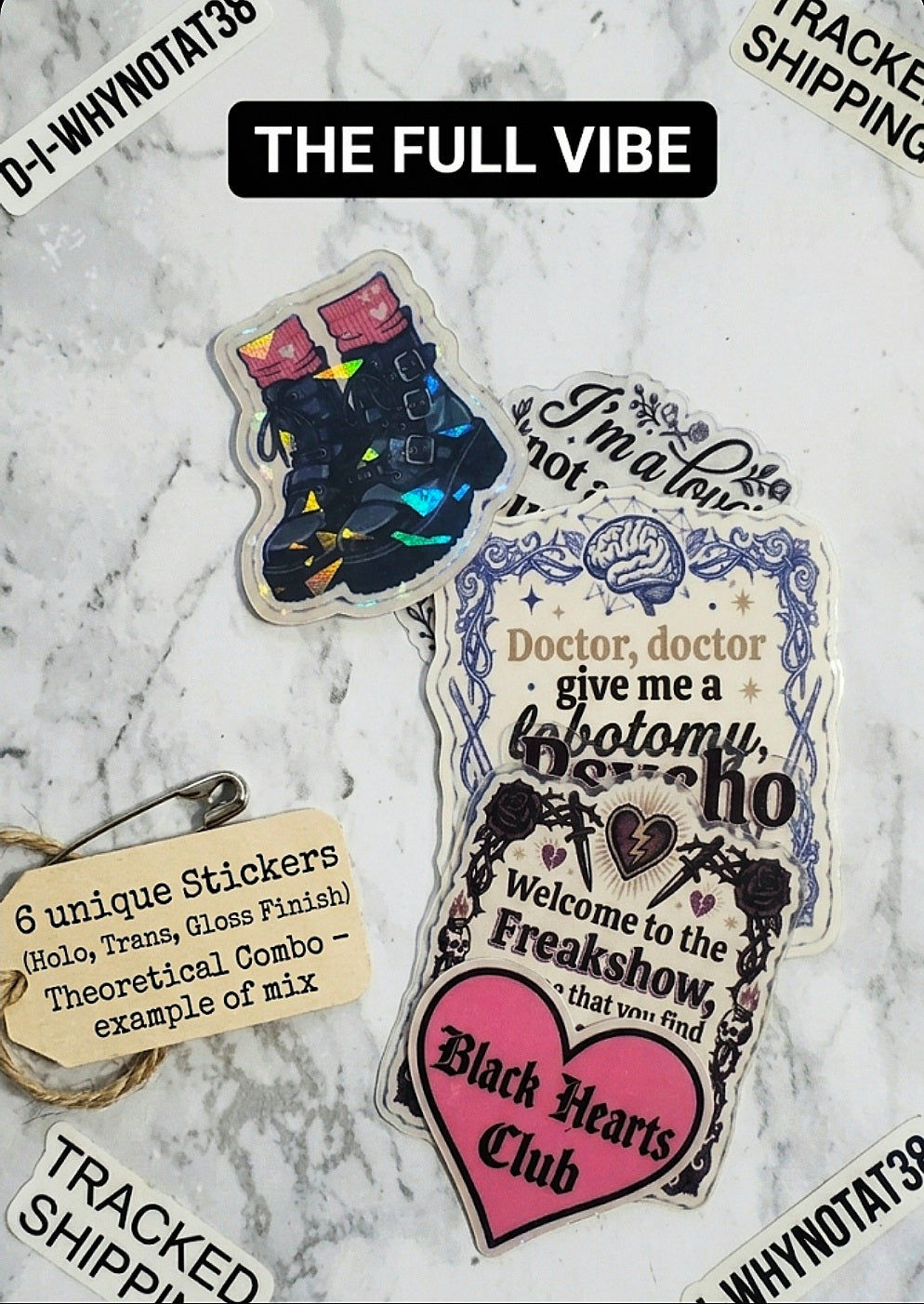 YungBlud Inspired Stickers