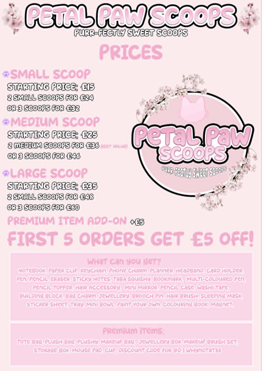 Petal.Paw.Scoops Mystery Scoop - Medium