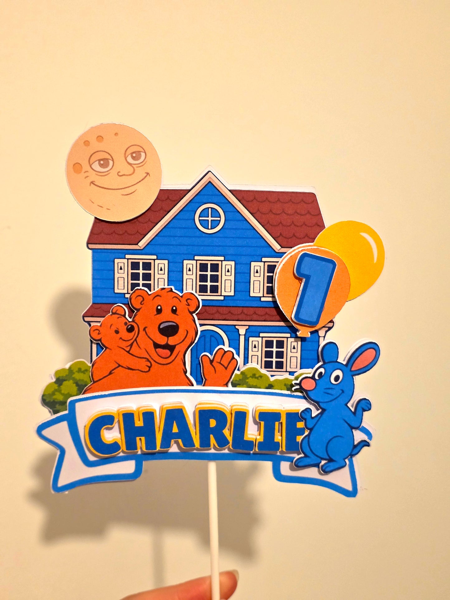 Bespoke Handcrafted Cake Topper Set | 3D Luxury Layered Cardstock & Custom Photo Toppers